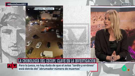 Afra Blanco, sobre el sumario de la jueza de la DANA que indica que el "aviso fue tardío": "No solo miente Mazón, sino que también lo hace el PP" Afra Blanco, sobre el sumario de la jueza de la DANA que indica que el "aviso fue tardío": "No solo miente Mazón, sino que también lo hace el PP"