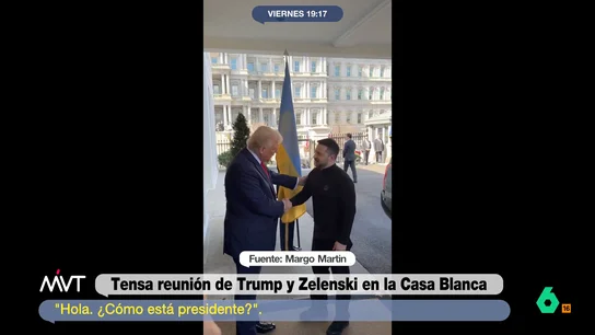 Las mofas de Trump sobre la ropa de Zelenski al recibirle en la Casa Blanca: "Hoy viene muy elegante" Las mofas de Trump sobre la ropa de Zelenski al recibirle en la Casa Blanca: "Hoy viene muy elegante"