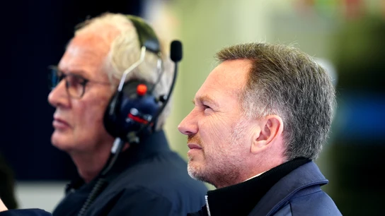 Christian Horner y Helmut Marko Christian Horner y Helmut Marko