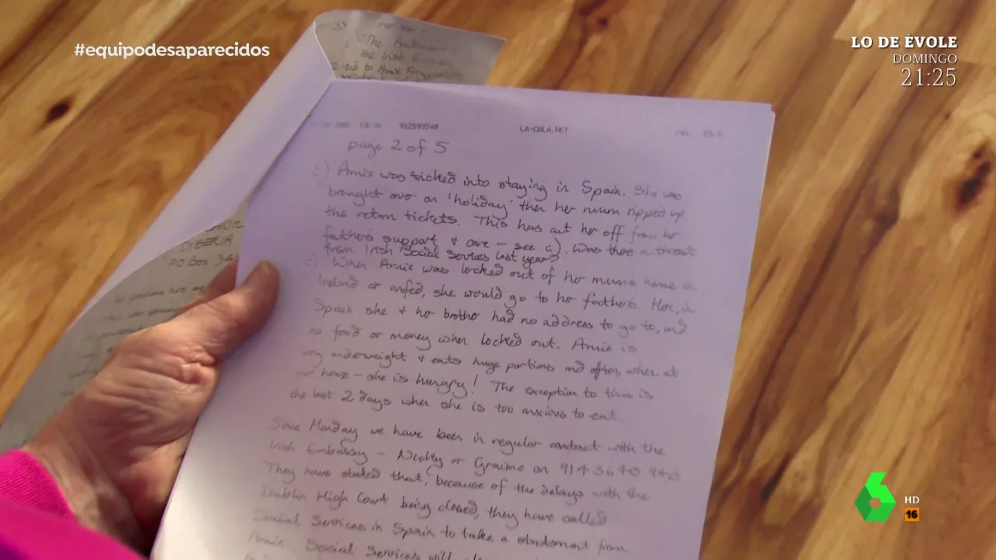 El padre y la tía de Amy Fitzpatrick desvelan la única prueba que demuestra que llegó a su casa antes de desaparecer: "Es vital" La prueba que demuestra que la desaparecida Amy Fitzpatrick sí llegó a su casa