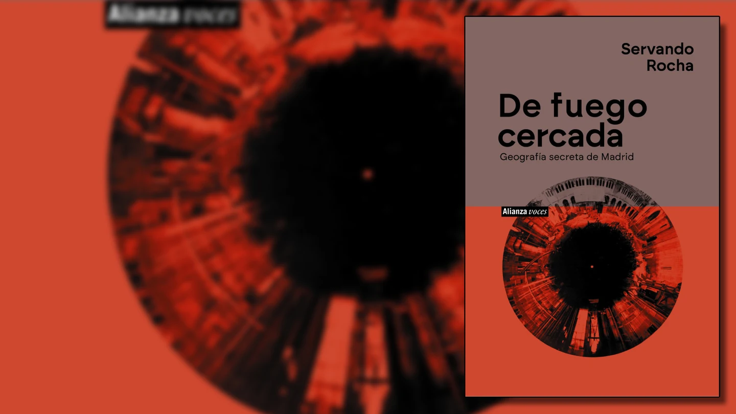 Portada de 'De fuego cercada', de Servando Rocha Portada de 'De fuego cercada', de Servando Rocha