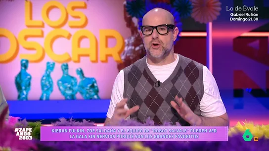 Alberto Rey apuesta por Kieran Culkin en los Oscar: "Solo se le ha resistido el del 'Benidorm Fest'" El actor ha conseguido arrasar en todas sus nominaciones gracias a su papel en 'A Real Pain'. Otra de las grandes favoritas es Zoe Saldaña, nominada a mejor actriz de reparto por su papel en 'Emilia Pérez'.