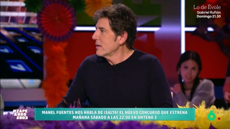 Manel Fuentes presenta en Zapeando '¡Salta!', el nuevo concurso de Antena 3: "Hay emoción a raudales"