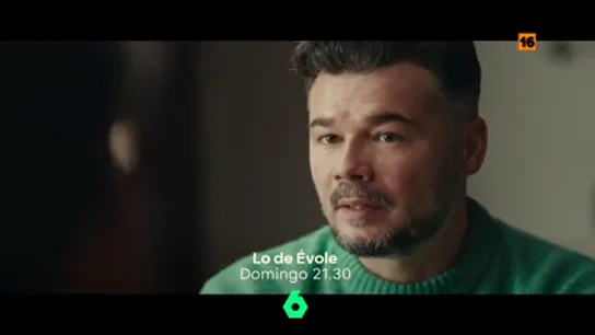 Hoy, Gabriel Rufián se sincera con Jordi Évole en Lo de Évole Hoy, Gabriel Rufián se sincera con Jordi Évole en Lo de Évole