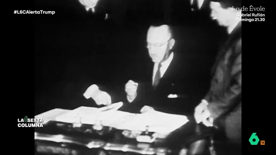 No, la Unión Europea no nació para "joder a EEUU": estos son los argumentos que corrigen a Donald Trump laSexta Columna responde a Donald Trump tras asegurar que la Unión Europea nació para "joder a Estados Unidos". En este vídeo, los expertos recuerdan sus orígenes tras las guerras mundiales y sus valores contrarios al nacionalismo.