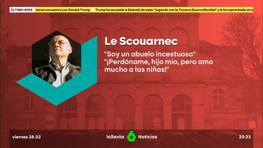 El cirujano pederasta de Francia revela nuevas víctimas: confiesa ante su hijo haber abusado de su nieta El contexto A Joël Le Scouarnec, un cirujano de 74 años, se le juzga por haber abusado sexualmente de casi 300 niños y niñas entre 1989 y 2014, aunque las autoridades creen que fueron muchos más, incluso más de 400.