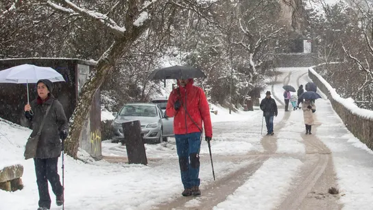 Soria, cubierta por la nieve Soria, cubierta por la nieve