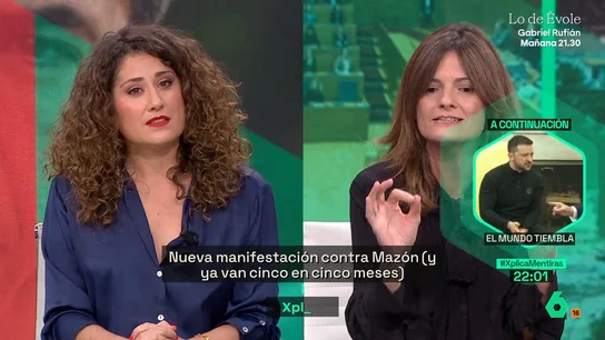 Xplica Enma López responde a Pilar Gómez por Carlos Mazón: "Lo siento, pero esto no va de ir contra todos" Xplica Enma López responde a Pilar Gómez por Carlos Mazón: "Lo siento, pero esto no va de ir contra todos"