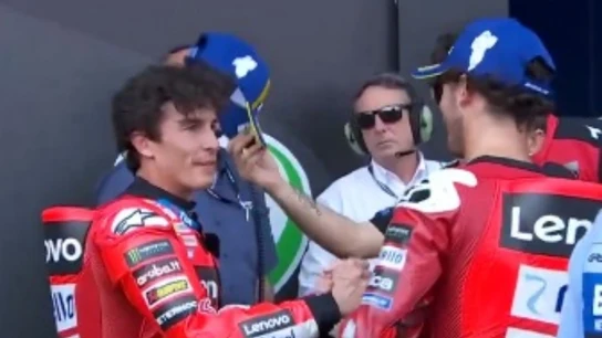 Marc Márquez y 'Pecco' Bagnaia Marc Márquez y 'Pecco' Bagnaia