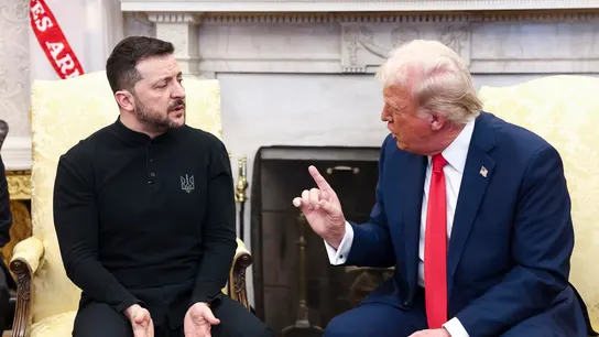 Volodimir Zelenski y Donald Trump durante su encontronazo en la Casa Blanca Volodimir Zelenski y Donald Trump durante su encontronazo en la Casa Blanca