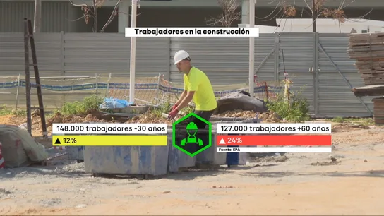 Crecen los trabajadores de la construcción que superan los 60 años Crecen los trabajadores de la construcción que superan los 60 años