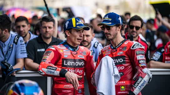 'Pecco' Bagnaia y Marc Márquez 'Pecco' Bagnaia y Marc Márquez