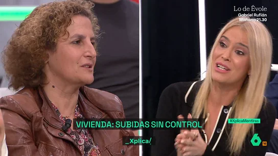 Xplica "Claro, porque tú haces cash": La reacción de Afra Blanco al escuchar que no hay que prohibir los pisos turísticos en zonas tensionadas Xplica "Claro, porque tú haces cash": La reacción de Afra Blanco al escuchar que no hay que prohibir los pisos turísticos en zonas tensionadas