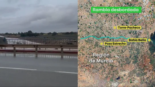 Desaparece un hombre arrollado por la corriente del agua en Lorca tras desbordarse la Rambla del Ramonete Desaparece un hombre arrollado por la corriente del agua en Lorca tras desbordarse la Rambla del Ramonete