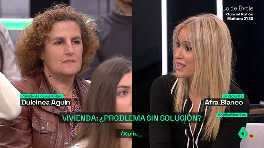 Xplica La respuesta de Afra Blanco a una representante de pisos turísticos: "Esto no te convierte en comunista, te convierte en española" Xplica La respuesta de Afra Blanco a una representante de pisos turísticos: "Esto no te convierte en comunista, te convierte en española"