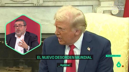 Pedro Rodríguez: "Trump va a derrotar a EEUU, algo que no hicieron ni el nazismo, ni el fascismo ni la Unión Soviética" Pedro Rodríguez: "Trump va a derrotar a EEUU, algo que no hicieron ni el nazismo, ni el fascismo ni la Unión Soviética"