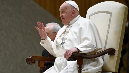 Imagen de archivo del papa Francisco. Imagen de archivo del papa Francisco.