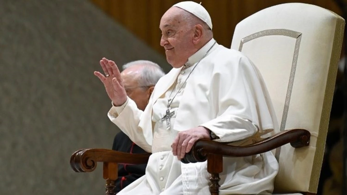 Imagen de archivo del papa Francisco. Imagen de archivo del papa Francisco.