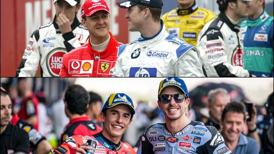 Álex y Marc Márquez y Ralf y Michael Schumacher Álex y Marc Márquez y Ralf y Michael Schumacher