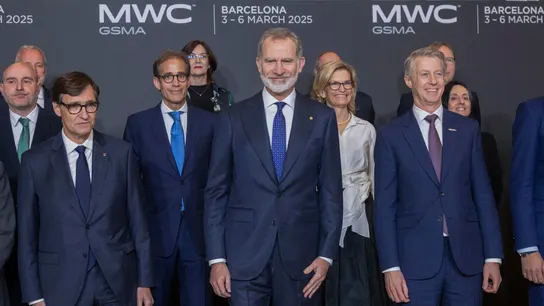 El rey Felipe VI, en el Mobile World Congress El rey Felipe VI, en el Mobile World Congress