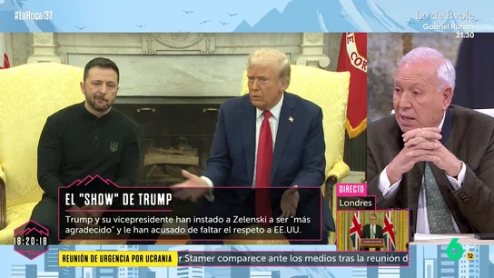 Margallo, sobre el "espectáculo histórico" de la bronca entre Trump y Zelenski: "Es lo más grave que ha pasado desde 1945" Margallo, sobre el "espectáculo histórico" de la bronca entre Trump y Zelenski: "Es lo más grave que ha pasado desde 1945"