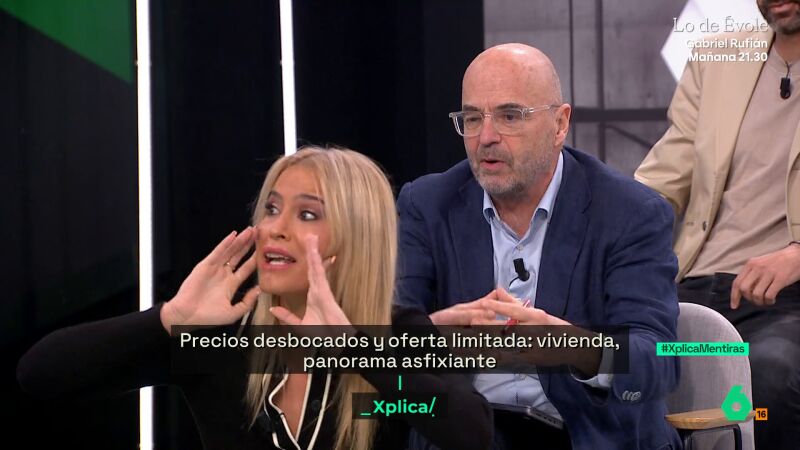 Afra Blanco, contundente ante Javier Díaz-Giménez: "¿Cómo que a los pobres? ¡A la clase trabajadora del país!"