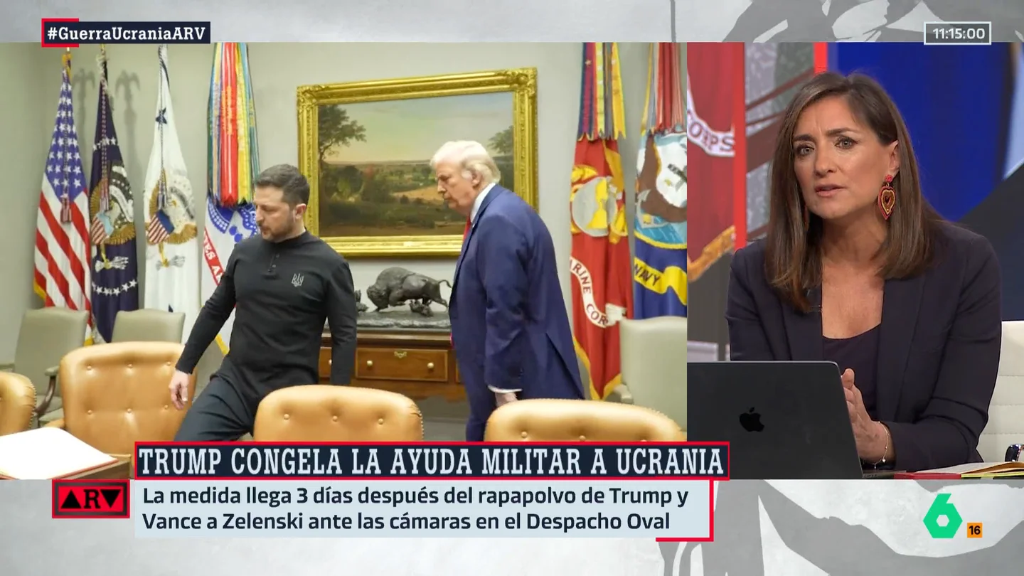 Sandra León califica de "insólito" el 'choque' público entre Trump y Zelenski: "La diplomacia se caracteriza por la discreción" Sandra León califica de "insólito" el 'choque' público entre Trump y Zelenski: "La diplomacia se caracteriza por la discreción"