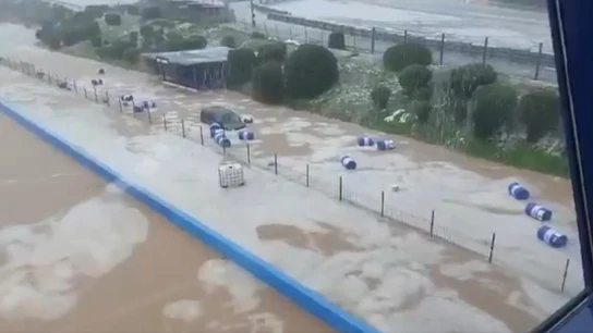 El circuito de Jerez, inundado El circuito de Jerez, inundado