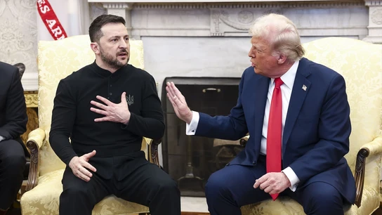 Imagen de archivo de Trump y Zelenski. Imagen de archivo de Trump y Zelenski.