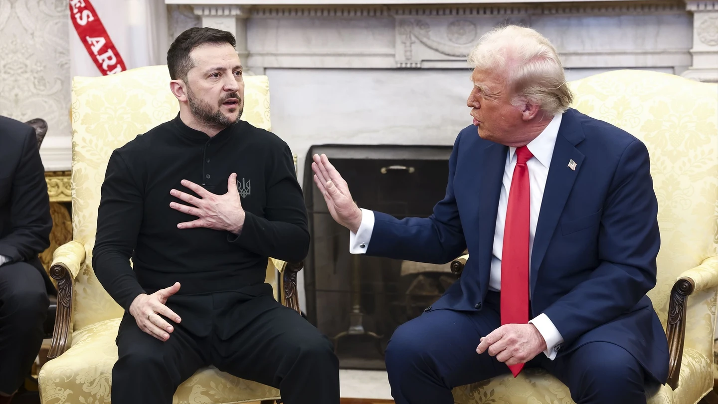 Imagen de archivo de Trump y Zelenski. Imagen de archivo de Trump y Zelenski.