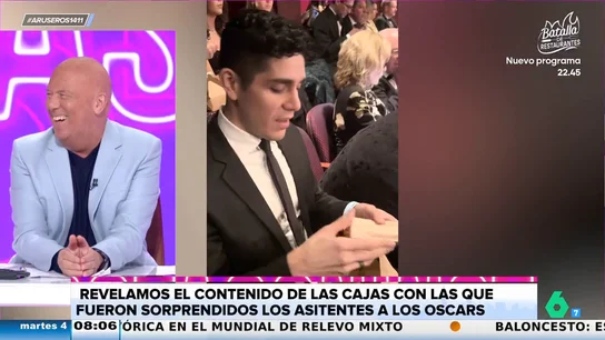 "Es un insulto": la reacción de Alfonso Arús al ver el regalo sorpresa de los invitados de los Oscar 2025 "Es un insulto": la reacción de Alfonso Arús al ver el regalo sorpresa de los invitados de los Oscar 2025