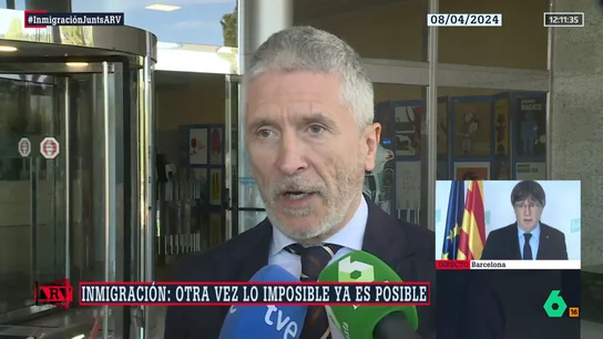 Así descartaba Marlaska la cesión de competencias de migración a Cataluña: "Son estatales exclusivas" Así descartaba Marlaska la cesión de competencias de migración a Cataluña: "Son estatales exclusivas"