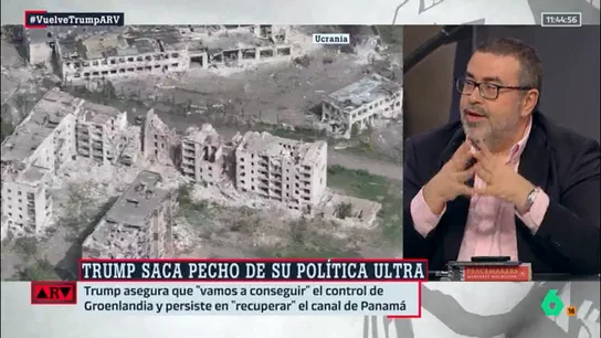 Pedro Rodríguez, del "cuñadismo geopolítico de Trump": "Es cuidadoso con las fronteras de EEUU pero no con las de los demás" Pedro Rodríguez, del "cuñadismo geopolítico de Trump": "Es cuidadoso con las fronteras de EEUU pero no con las de los demás"
