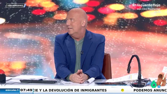 El 'mosqueo' de Alfonso Arús con Marc Redondo después de la previsión del tiempo para el fin de semana: "Calladito estás más guapo" El 'mosqueo' de Alfonso Arús con Marc Redondo después de la previsión del tiempo para el fin de semana: "Calladito estás más guapo"