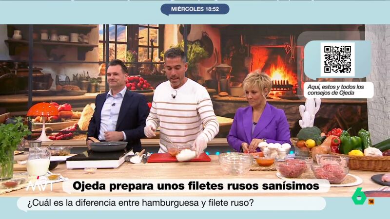 Iñaki López confunde la harina con el pan rallado: "¡Madre mía! Menos mal que no estamos en clase de cocina"