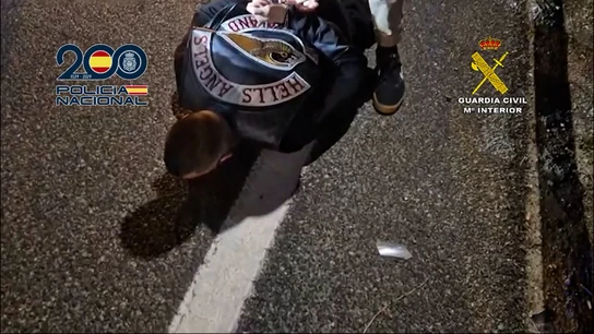 Operación Policial en la que ha sido detenido el miembro de Los Ángeles del Infierno. Operación Policial en la que ha sido detenido el miembro de Los Ángeles del Infierno.