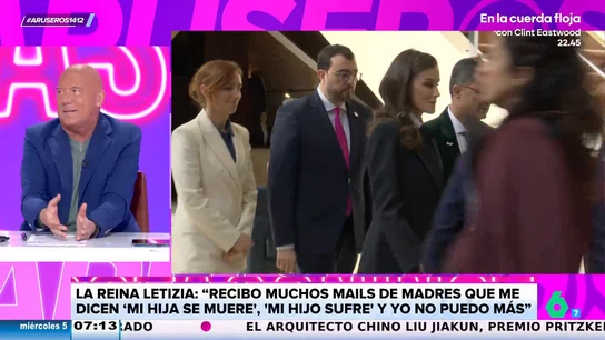 Alfonso Arús, tras el discurso viral de la reina Letizia sobre las enfermedades raras: "Cuando habla ella, no sufres" Alfonso Arús, tras el discurso viral de la reina Letizia sobre las enfermedades raras: "Cuando habla ella, no sufres"