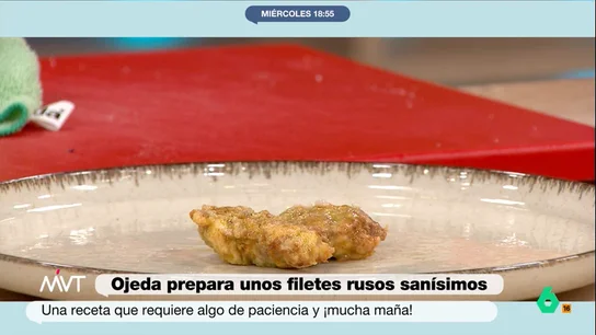 La receta de filete ruso 'fit' del nutricionista Pablo Ojeda, paso a paso Recetas sanas El nutricionista Pablo Ojeda llega a Más Vale Tarde con las mejores recetas para comer saludable. Aprende a cocinar un filete ruso con carne picada 'fit' ¡con versión sin gluten!