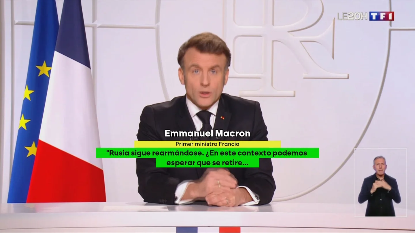 Macron ofrece su arsenal nuclear como paraguas para todo Europa con el fin de frenar el expansionismo de Putin Macron ofrece su arsenal nuclear como paraguas para todo Europa con el fin de frenar el expansionismo de Putin