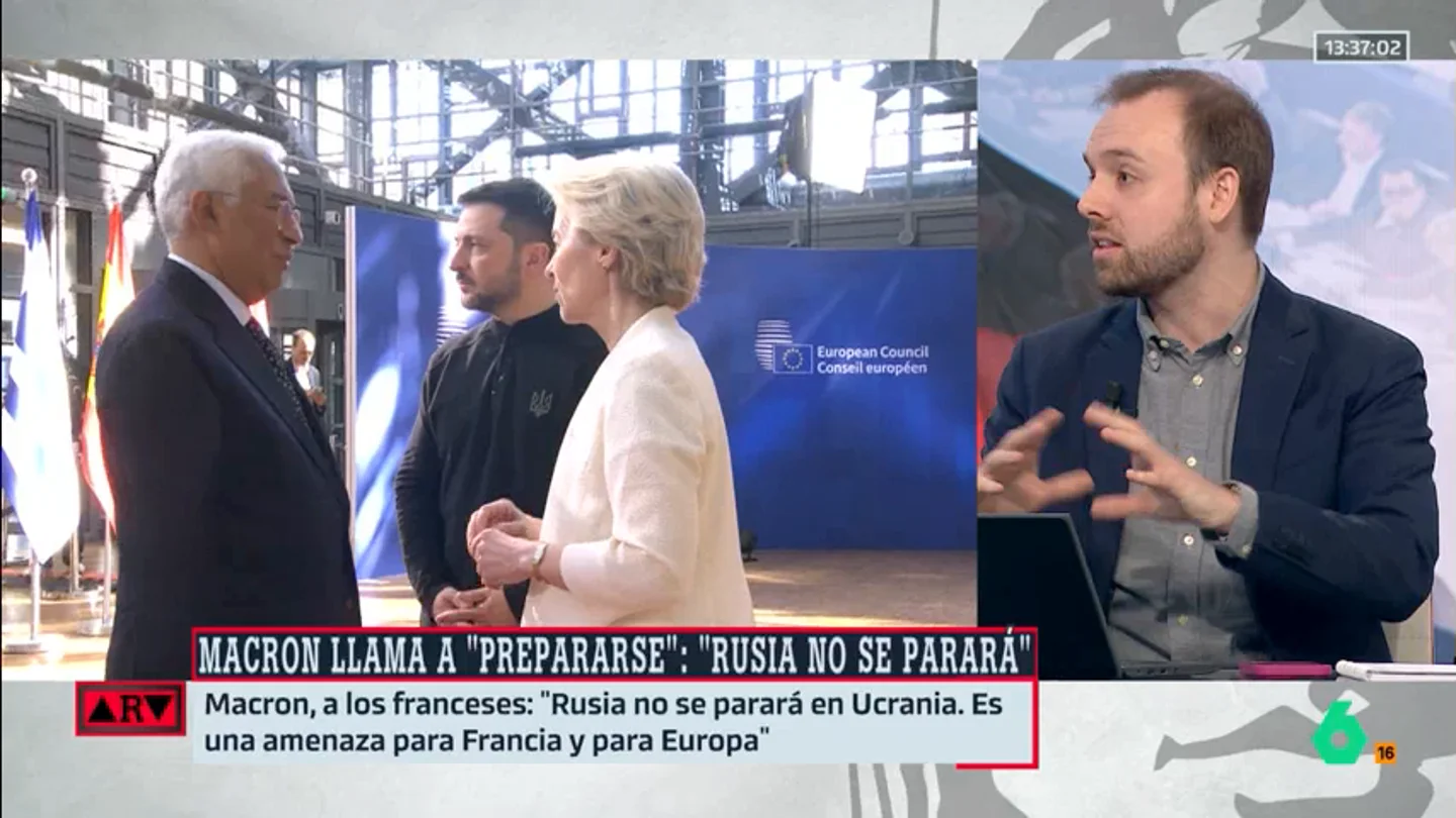 Yago Rodríguez analiza el papel de Europa ante Rusia:"Es necesario crear un Estado europeo con un ejército y armamento propios" Yago Rodríguez analiza el papel de Europa ante Rusia:"Es necesario crear un Estado europeo con un ejército y armamento propios"