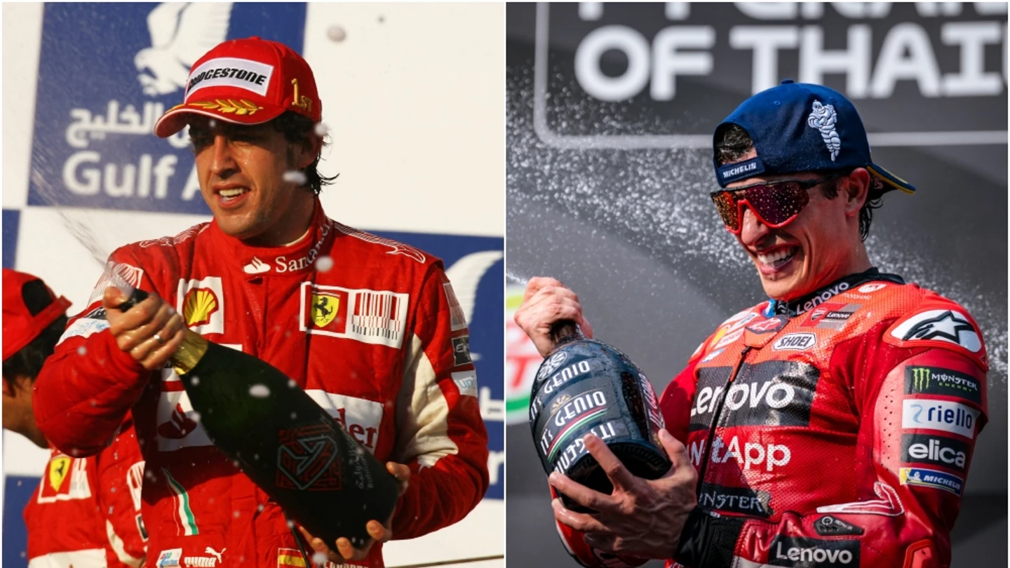 Fernando Alonso y Marc Márquez Fernando Alonso y Marc Márquez