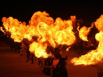 Burning man Burning man