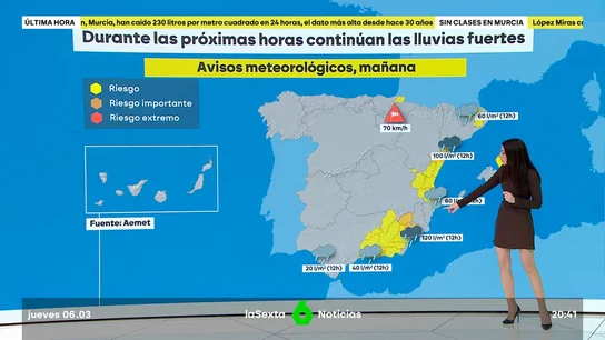 El temporal deja cuatro provincias de Andalucía en alerta amarilla y avisos por lluvias en Castellón y Girona El temporal deja cuatro provincias de Andalucía en alerta amarilla y avisos por lluvias en Castellón y Girona