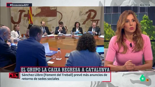 Carmen Morodo, sobre la "buenísima noticia" del regreso de la Caixa a Cataluña: "Todo es consecuencia de que Illa se identifica con la normalidad institucional" Carmen Morodo, sobre la "buenísima noticia" del regreso de la Caixa a Cataluña: "Todo es consecuencia de que Illa se identifica con la normalidad institucional"