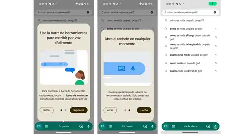 Barra de herramientas para escribir por voz Barra de herramientas para escribir por voz