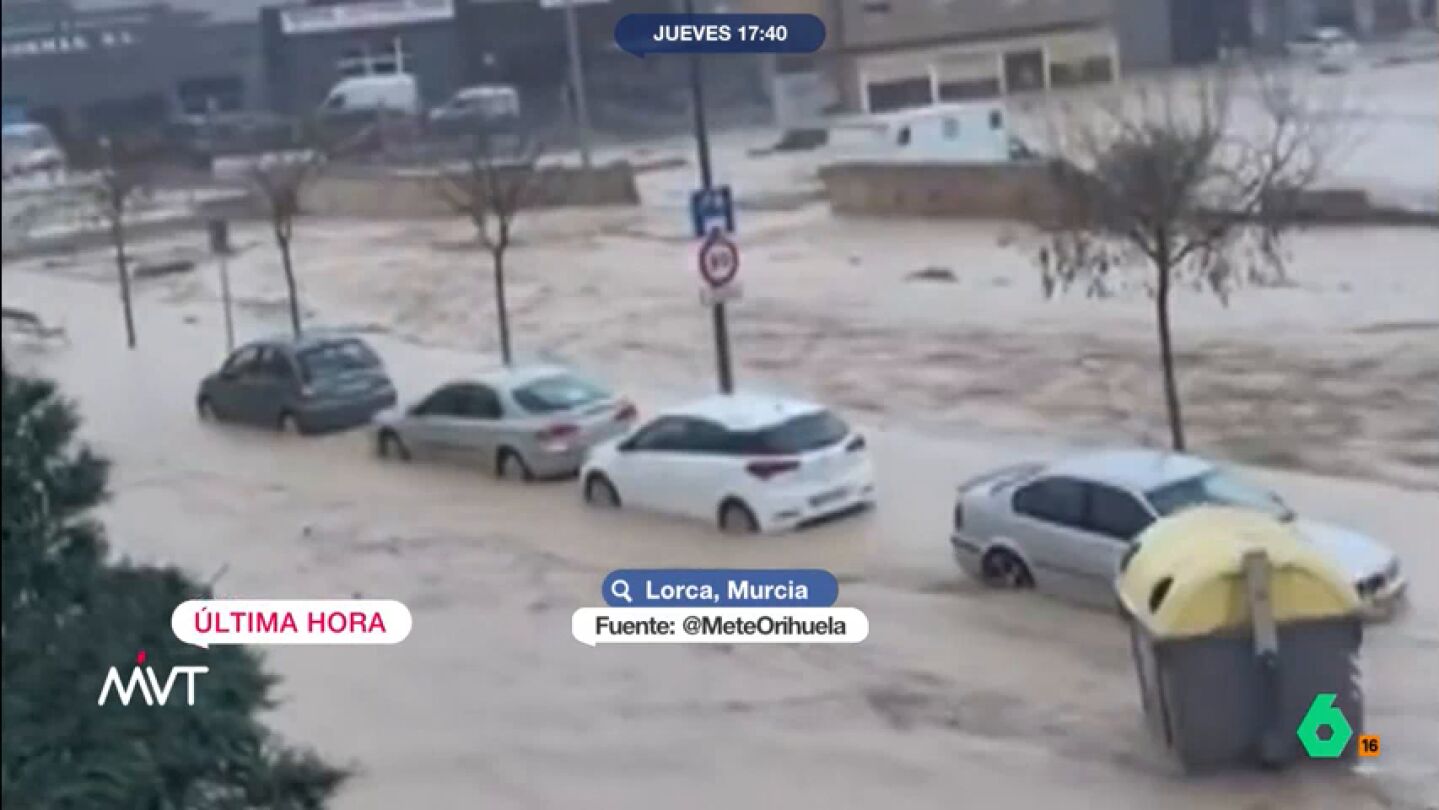 Lluvias torrenciales en Lorca