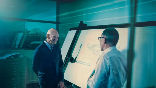 Adrian Newey y Andy Cowell Adrian Newey y Andy Cowell