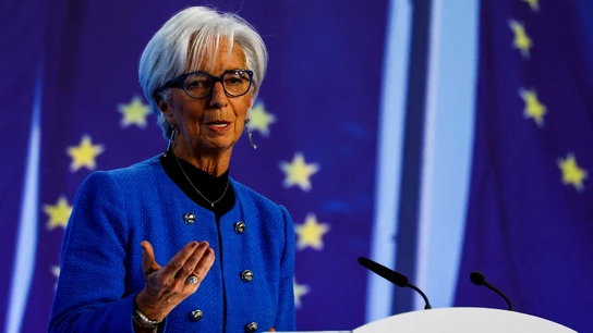 La presidenta del Banco Central Europeo (BCE), Christine Lagarde. La presidenta del Banco Central Europeo (BCE), Christine Lagarde.