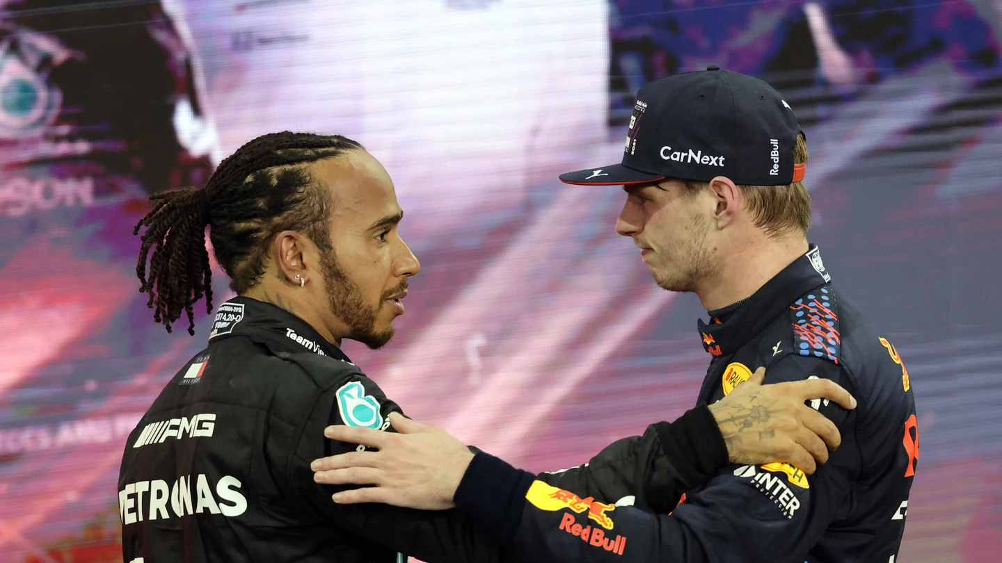 Lewis Hamilton y Max Verstappen Lewis Hamilton y Max Verstappen