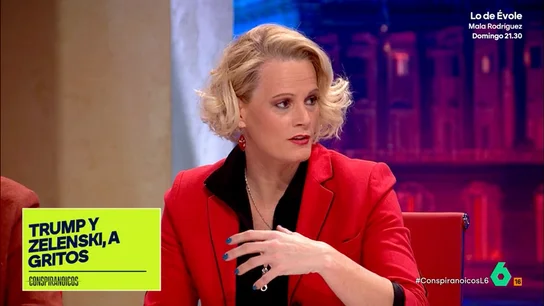Zaida Cantera: "Si analizamos el lenguaje corporal, Zelenski no es agresivo, pero Trump invade su espacio personal" La exdiputada analiza el lenguaje corporal tanto del mandatario estadounidense como del ucraniano. Cantera expone que mientras que Zelenski no presenta una posición agresiva, las manos de Trump llegan, incluso, a invitar el espacio personal del ucraniano.